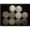 Image 2 : 10 ASSORTED 1850'S SEATED LIBERTY DIMES