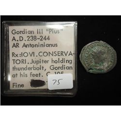 238-244 AD GORDIAN III "PIUS" ANCIENT COIN FINE