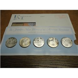 5 STERLING SILVER PF FRANKLIN MINT HISTORY OF THE
