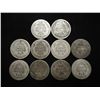 Image 2 : 10 ASSORTED 1890'S SEATED LIBERTY DIMES