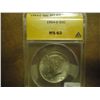 Image 1 : 1964-D 90% SILVER KENNEDY HALF DOLLAR ANACS MS63