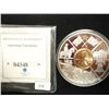 Image 1 : 2" LINCOLN PENNY 24KT GOLD INLAY  COIN PROOF
