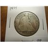 Image 1 : 1854 SEATED LIBERTY HALF DOLLAR