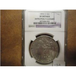 1894-O MORGAN SILVER DOLLAR NGC XF DETAILS
