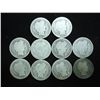 Image 1 : 10 ASSORTED BARBER DIMES
