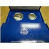 Image 1 : 1986-S 2 PROOF COIN STATUE OF LIBERTY SET