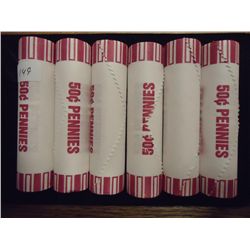 6 ROLLS OF 2009-D LINCOLN FORMATIVE YEARS CENTS
