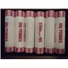 Image 1 : 6 ROLLS OF 2009-D LINCOLN FORMATIVE YEARS CENTS
