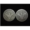 Image 2 : 1909 & 1912-D BARBER HALF DOLLARS