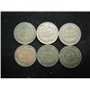 Image 2 : 6 ASSORTED 1890'S INDIAN HEAD CENTS ALL FINES