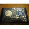 Image 1 : 1974-S IKE SILVER DOLLAR UNC (BLUE PACK)