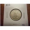 Image 1 : 1953 SOUTH AFRICAN SILVER SHILLING