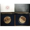 Image 2 : 2 US  MINT AMERICAS 1ST MEDALS 1973 AMERICAN