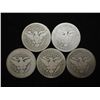 Image 2 : 1897, 1898 & 3-1899 BARBER QUARTERS 5 COINS TOTAL