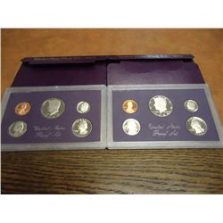 1984 & 1985 US PROOF SETS (WITH BOXES)