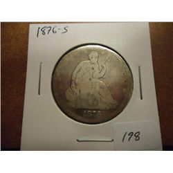1876-S SEATED LIBERTY HALF DOLLAR