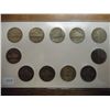 Image 2 : 1942-45 35% SILVER JEFFERSON WAR NICKEL SET