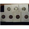 Image 2 : 1911,12,13,14,17,18 & 20 CANADA SILVER 5 CENTS