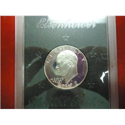 1972-S IKE SILVER DOLLAR PROOF (BROWN PACK)