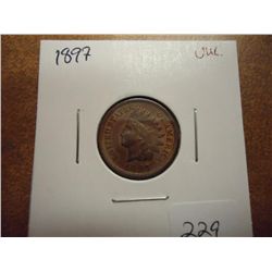 1897 INDIAN HEAD CENT UNC