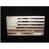 Image 1 : 35.6 GRAM STERLING SILVER FLAG INGOT