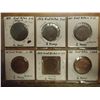 Image 1 : 1737,1903,27,37,53 & 66 GREAT BRITAIN HALF PENNIES