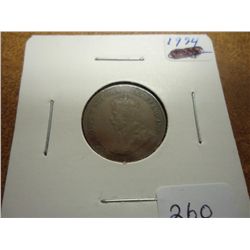 1924 CANADA CENT SEMI KEY