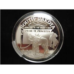 33.3 GRAM STERLING SILVER PROOF MEDAL SOUTH DAKOTA