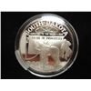 Image 1 : 33.3 GRAM STERLING SILVER PROOF MEDAL SOUTH DAKOTA