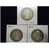 Image 1 : 1903-S,07-S & 12-D BARBER HALF DOLLARS