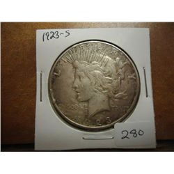 1923-S PEACE SILVER DOLLAR
