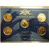 Image 1 : 2007 GOLD PLATED 50 STATE QUARTER COLLECTION