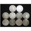 Image 1 : 10 ASSORTED 1870'S SEATED LIBERTY DIMES