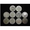 Image 2 : 10 ASSORTED 1890'S SEATED LIBERTY DIMES