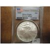 Image 1 : 2005 AMERICAN SILVER EAGLE PCGS MS69 1ST STRIKE