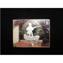 24 GRAM STERLING SILVER FLAG INGOT HANOVER