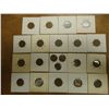 Image 2 : 21 ASSORTED LINCOLN CENTS 1909-1946