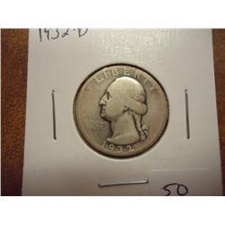 1932-D WASHINGTON QUARTER KEY DATE