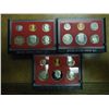 Image 1 : 1980,81 & 82 US PROOF SETS WITH BOXES