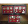 Image 2 : 1980,81 & 82 US PROOF SETS WITH BOXES