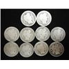 Image 1 : 10 ASSORTED BARBER DIMES