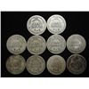 Image 2 : 10 ASSORTED BARBER DIMES