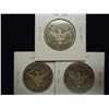 Image 2 : 1905-S,08 & 15-S BARBER HALF DOLLARS