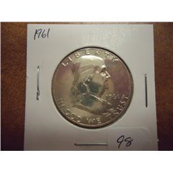 1961 PROOF FRANKLIN HALF DOLLAR