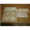 Image 1 : 5 PIECES OF WWII PHILIPINNES GUERRILLA MONEY