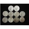 Image 2 : 10 ASSORTED 1930'S MERCURY DIMES