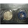 Image 2 : 1974-S IKE SILVER DOLLAR UNC (BLUE PACK)