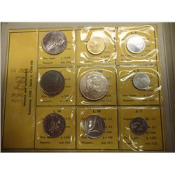 1970 ITALIAN 9 COIN MINT SET ORIGINAL MINT PACKAGE