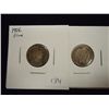 Image 1 : 1906 & 1911 BARBER DIMES BOTH FINES