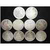 Image 1 : 10 ASSORTED 1880'S SEATED LIBERTY DIMES